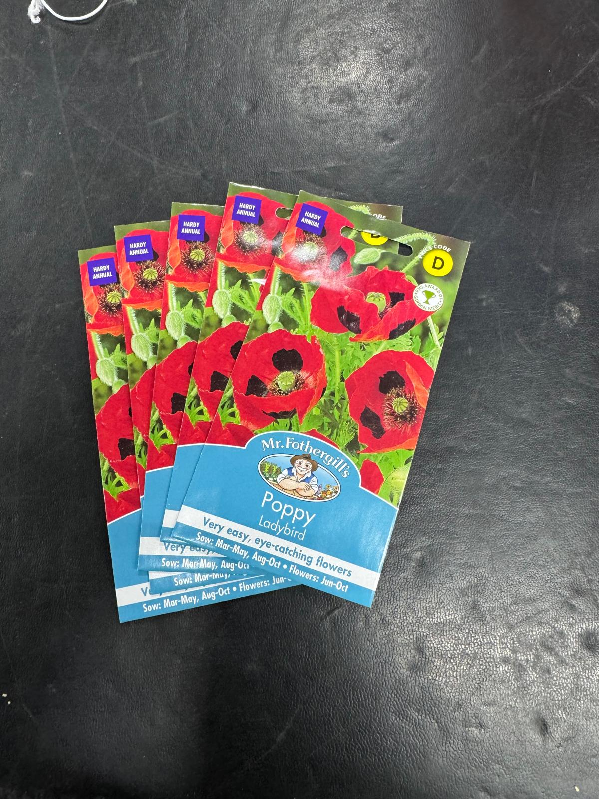 Mr Fothergill's Ladybird poppy seeds